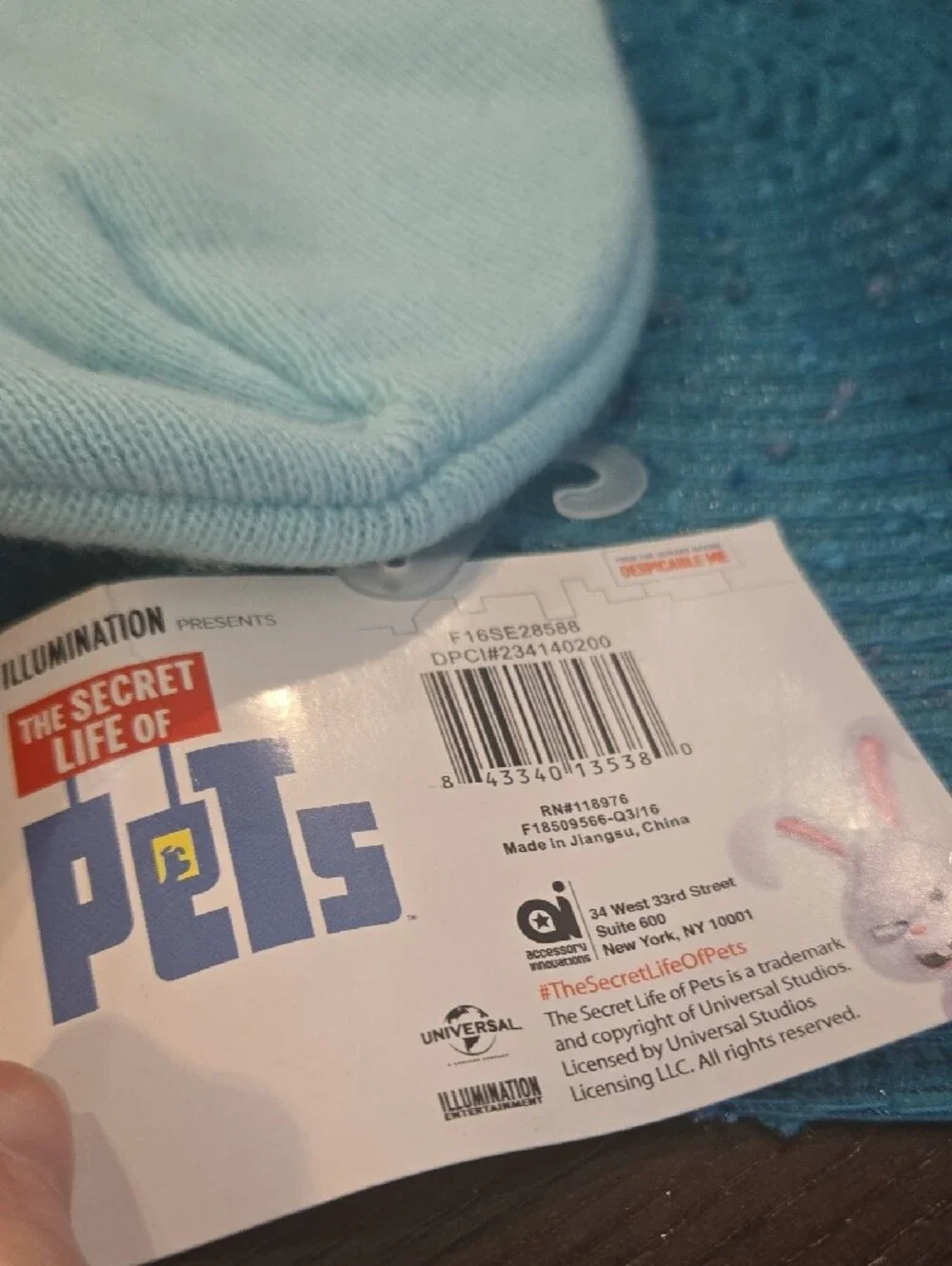 The Secret Life of Pets Kids Beanie - Mint & Lavender